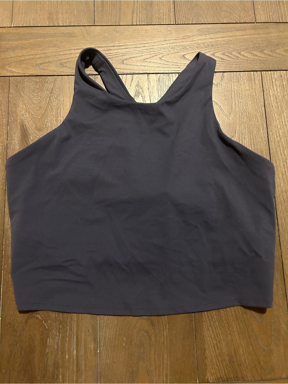 Athleta Balck High-Neck Crop Tank